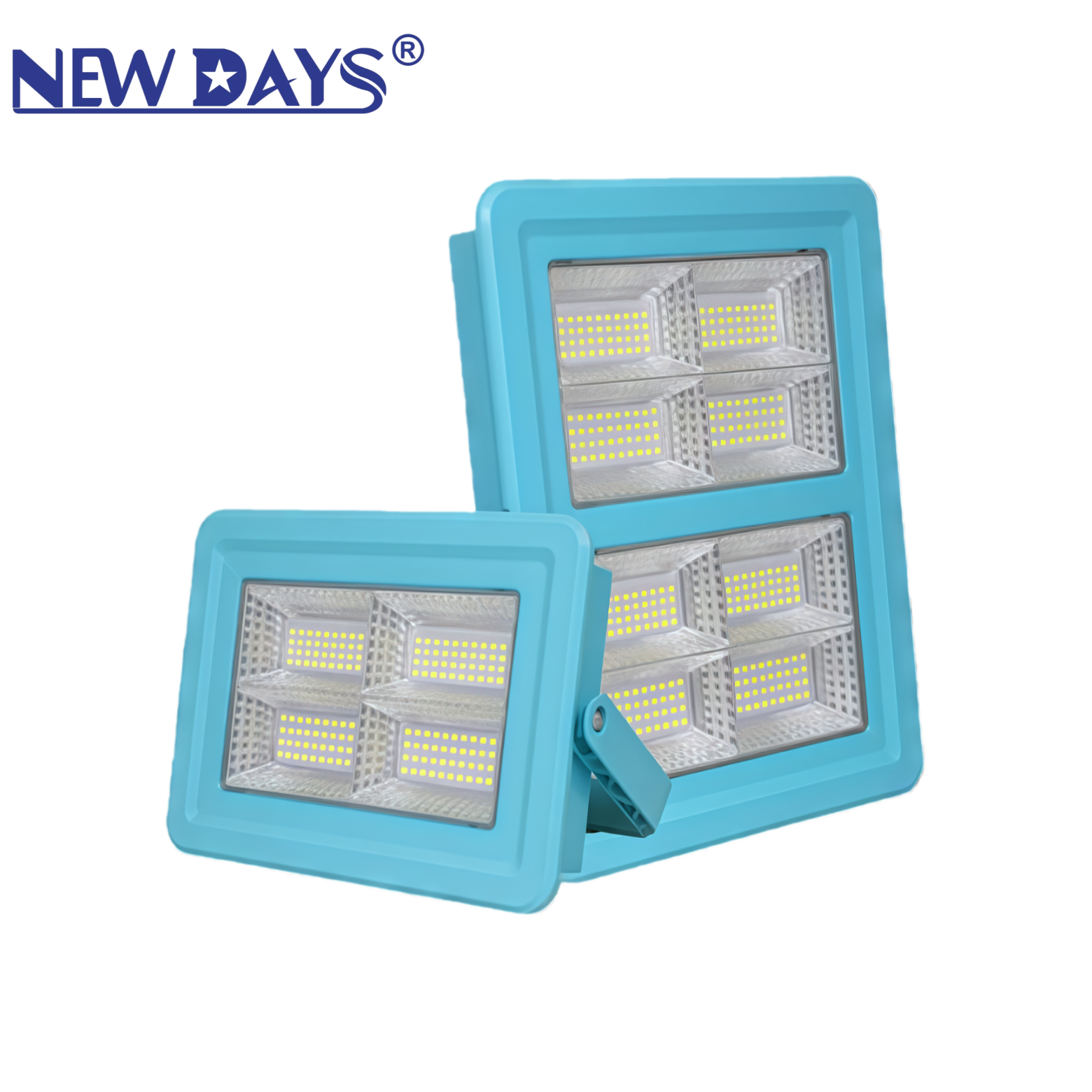 NEWDAYS marca cruce de fronteras nuevo LED al aire libre luz de inundación solar luz recargable inalámbrica luz de emergencia para el hogar luz de reposición led resaltada