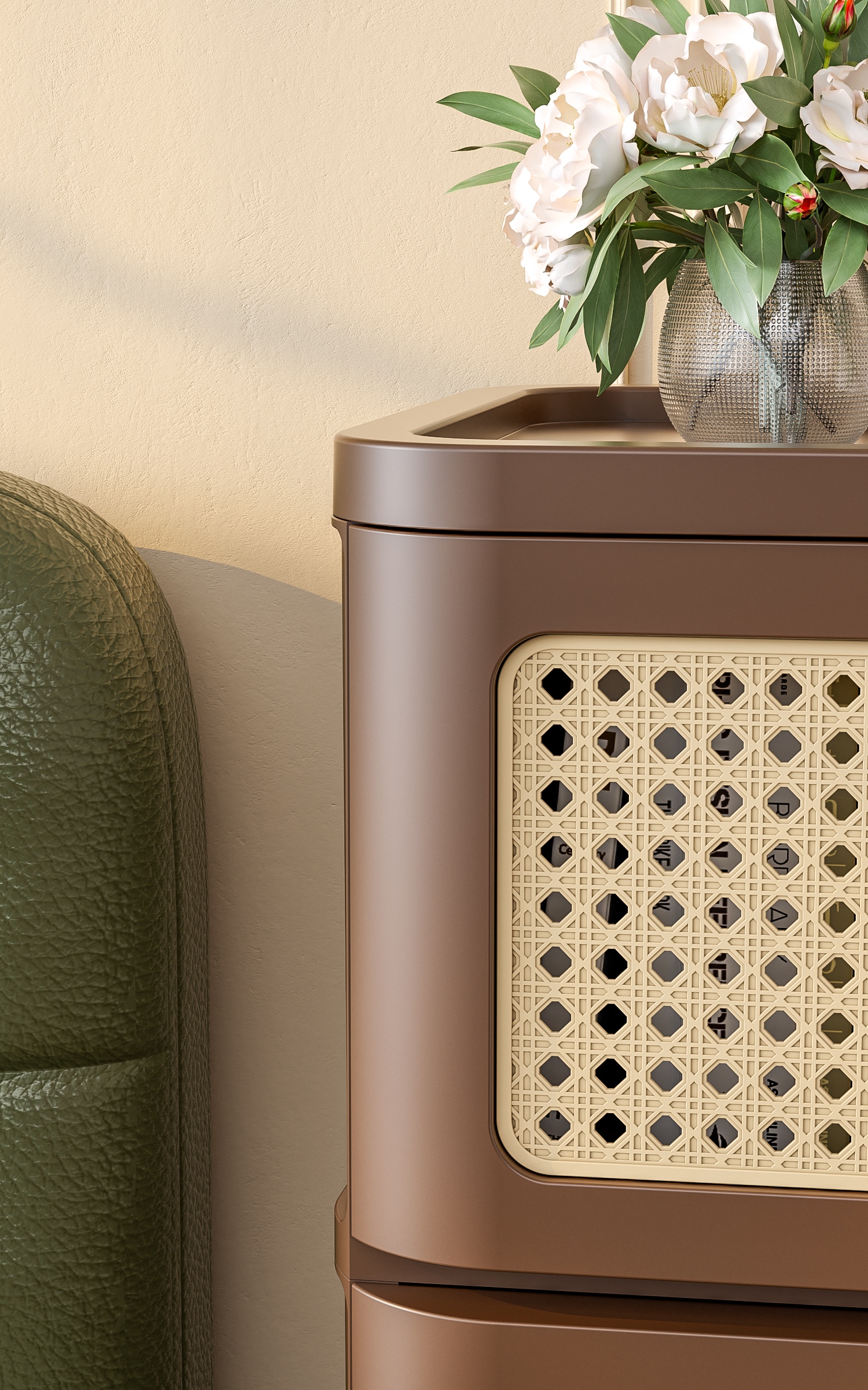 #2023系列 中古风床头柜【鹅黄定制款】详情5