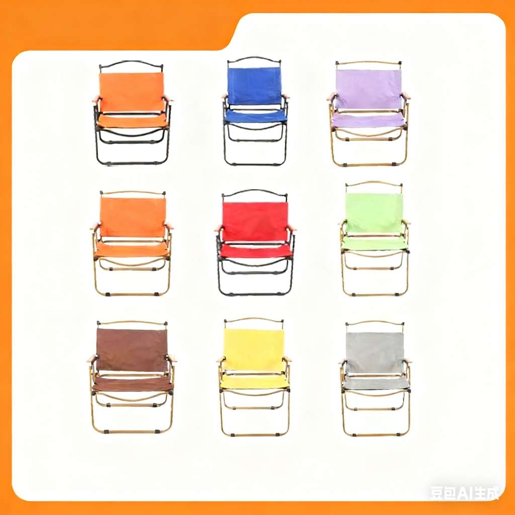 新款户外折叠椅便携克米特椅户外露营休闲椅定制