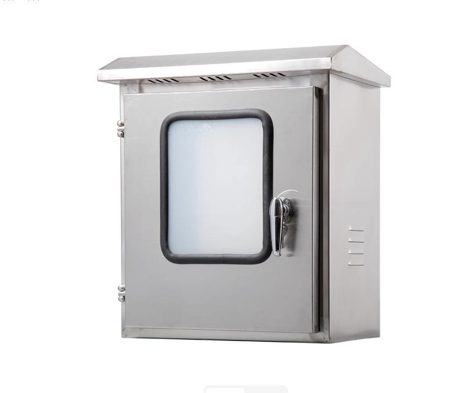 Custom-made 304 stainless steel distribution box, double-layer door control instrument button box, outdoor rainproof electrical control equipment box