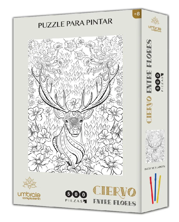 500 pieces of jigsaw puzzle and educational toys for doodling and drawing detail image 5