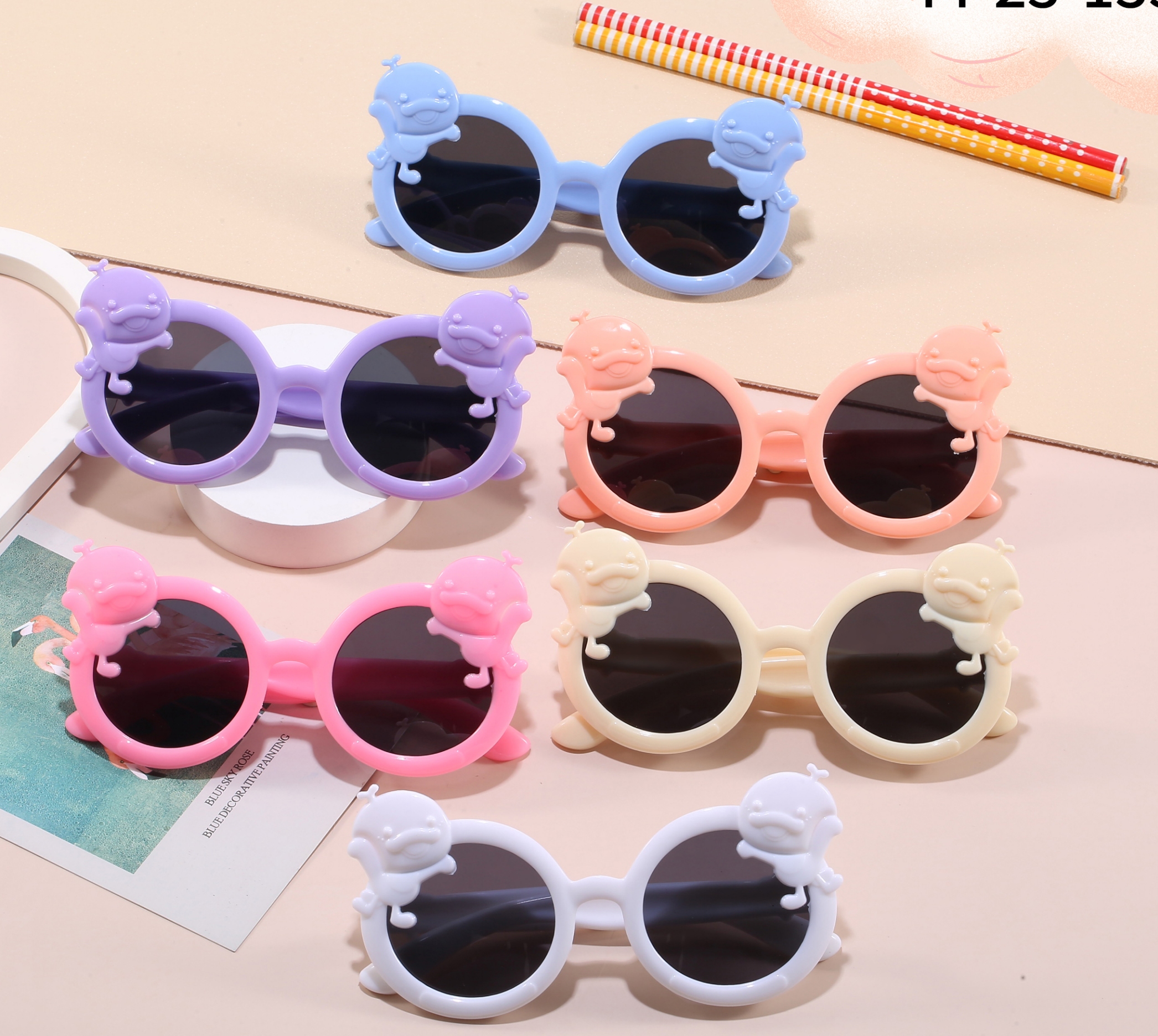 2635时尚儿童眼镜男女童墨镜可爱卡通眼镜时尚太阳镜