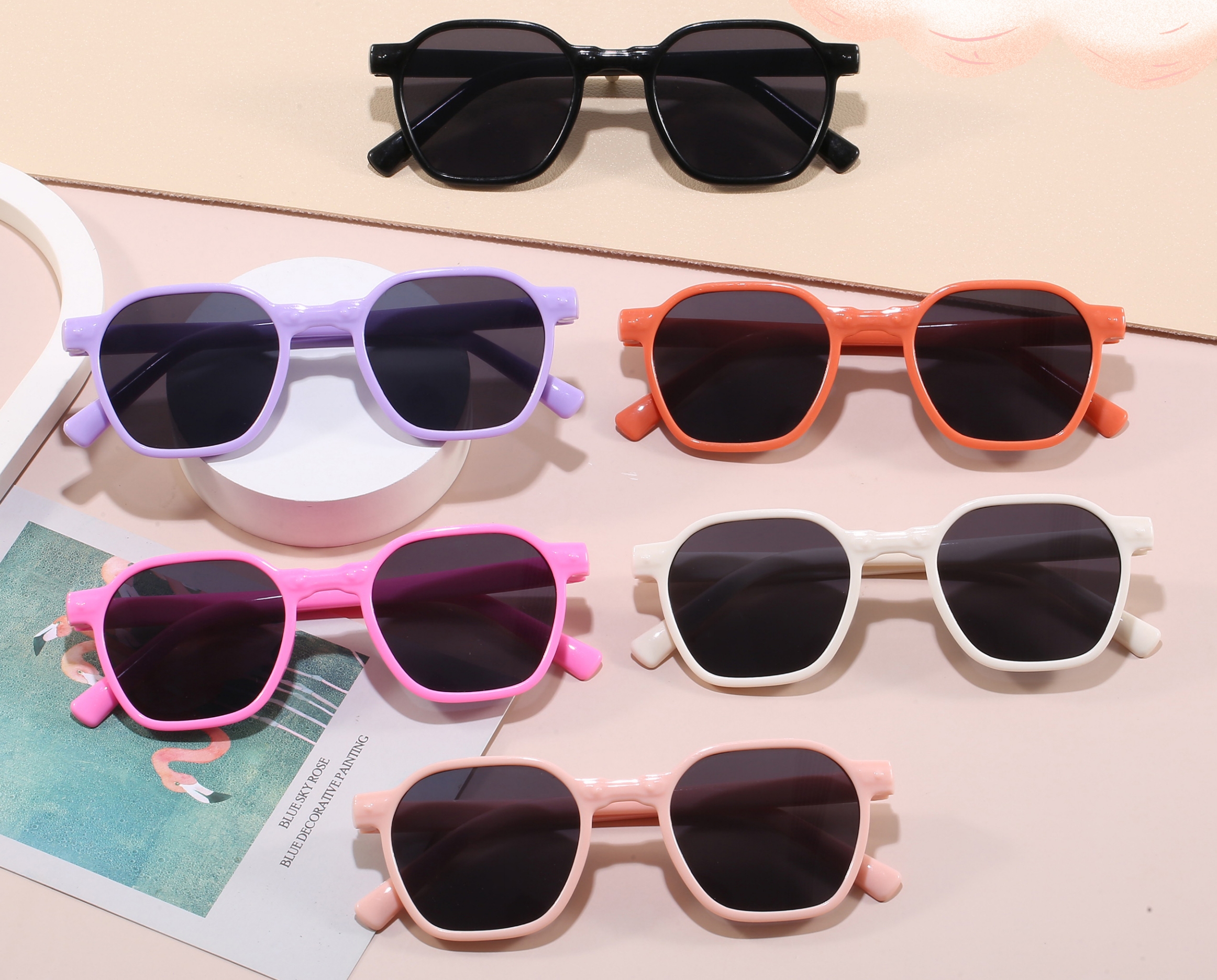 2622儿童墨镜 男女童遮阳太阳镜儿童时尚眼镜