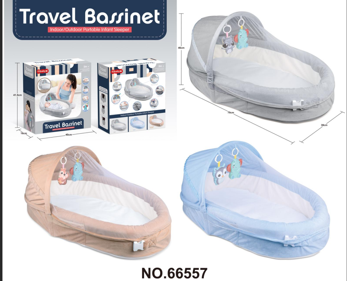 New baby multi-functional portable divider bed, baby foldable bed, middle bed with mosquito net, soothing bed, toy bed pic 1