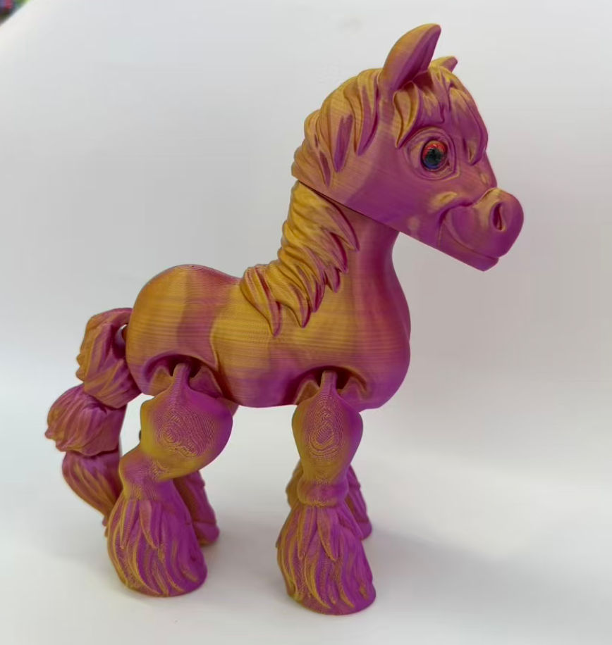 20*10cm3D打印马关节尾巴可动3D打印动物生肖详情4