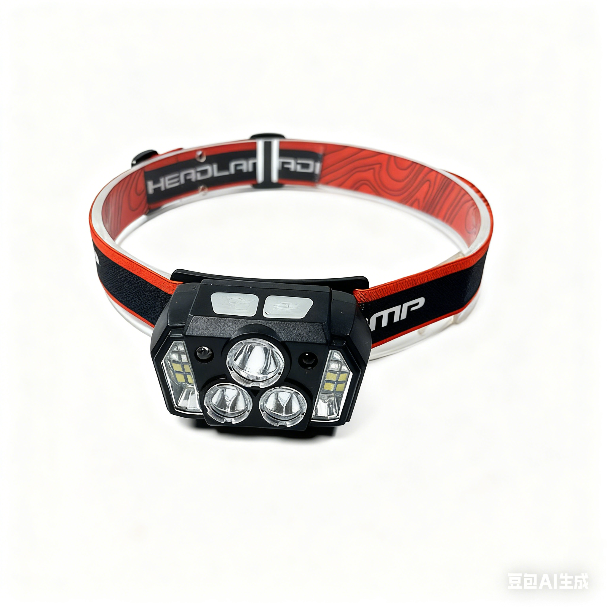 The new hand-waving sensor headlamp type-c rechargeable fishing, outdoor running, high-intensity led multi-light source wearable lamp Item Picture