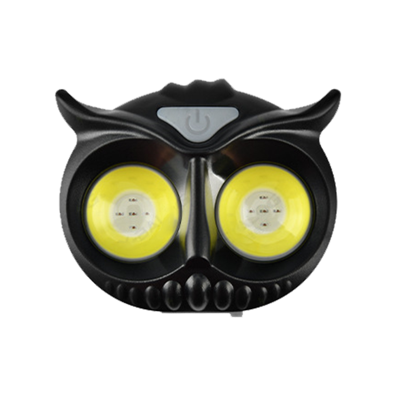 New portable Type-C charging outdoor cycling fishing light cob owl sensor headlight warning headlight Item Picture