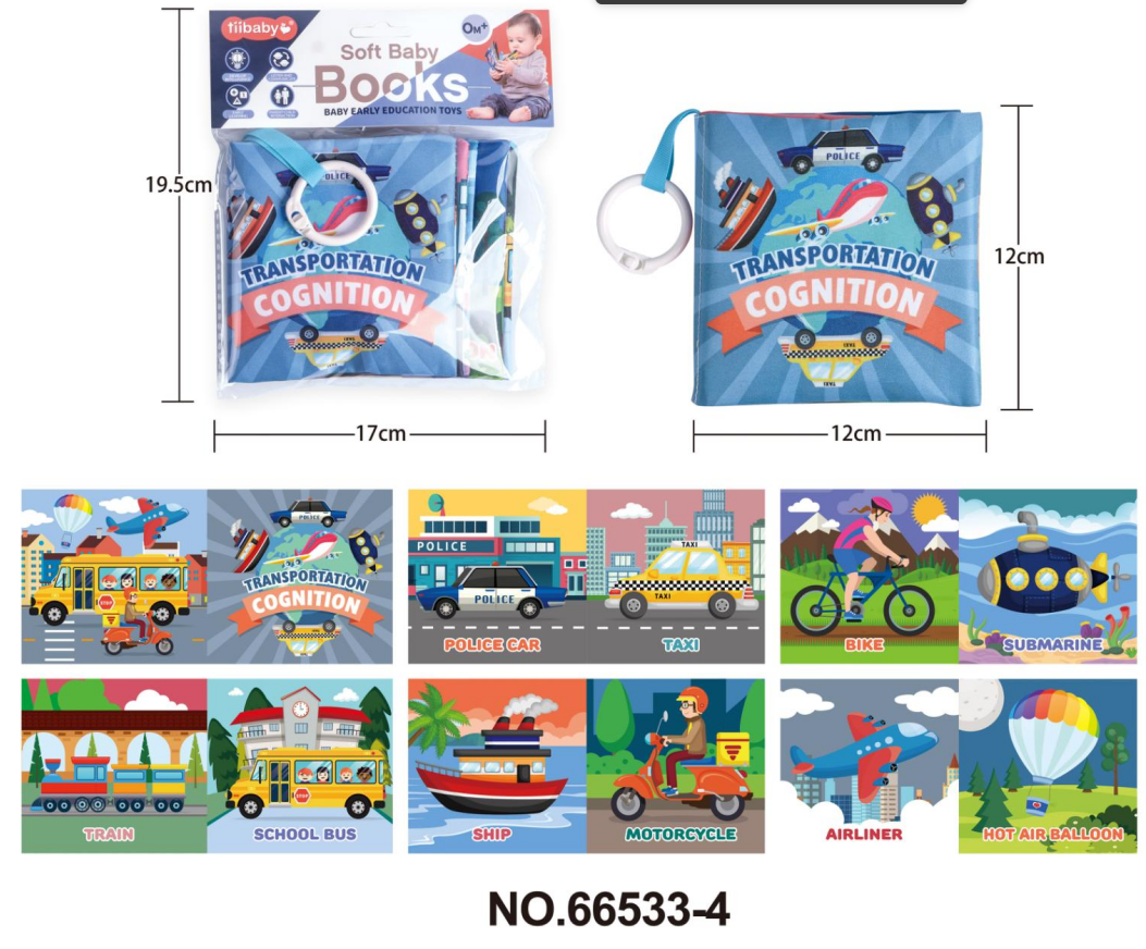 Baby cloth books are eco-friendly and tear-resistant pic 5