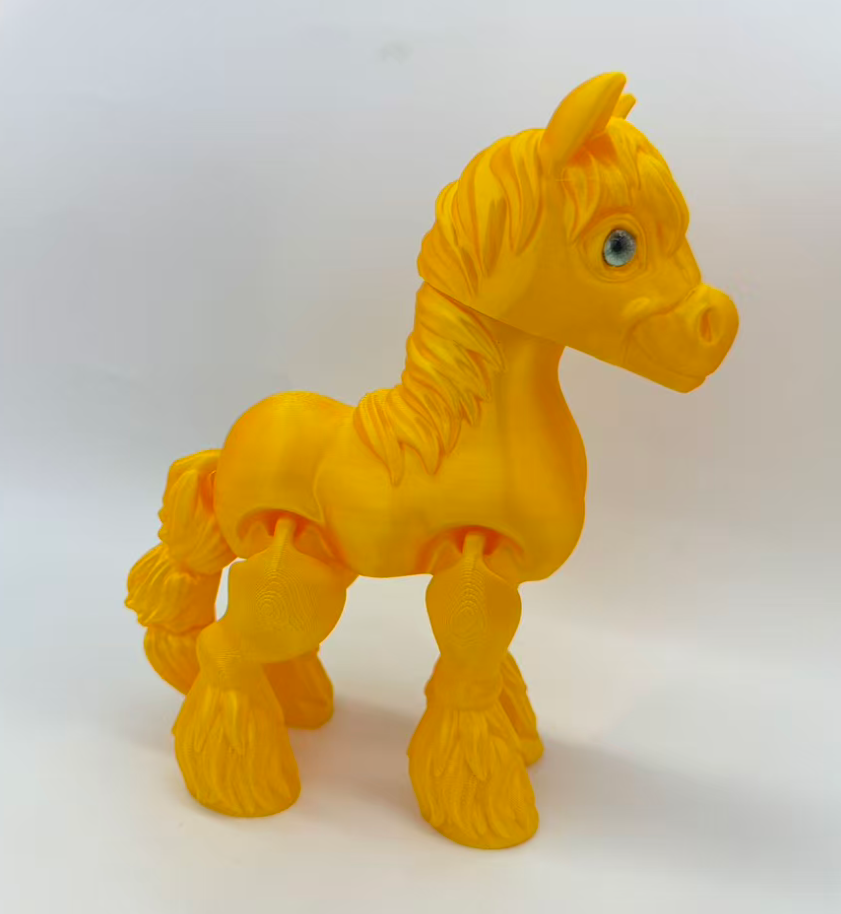 20*10cm3D打印马关节尾巴可动3D打印动物生肖详情5