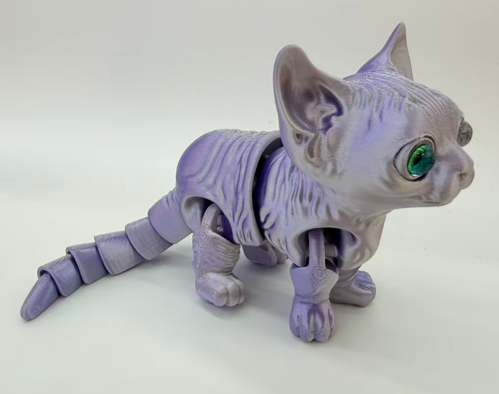 仿真模型玩具3D打印猫咪公仔玩具详情5