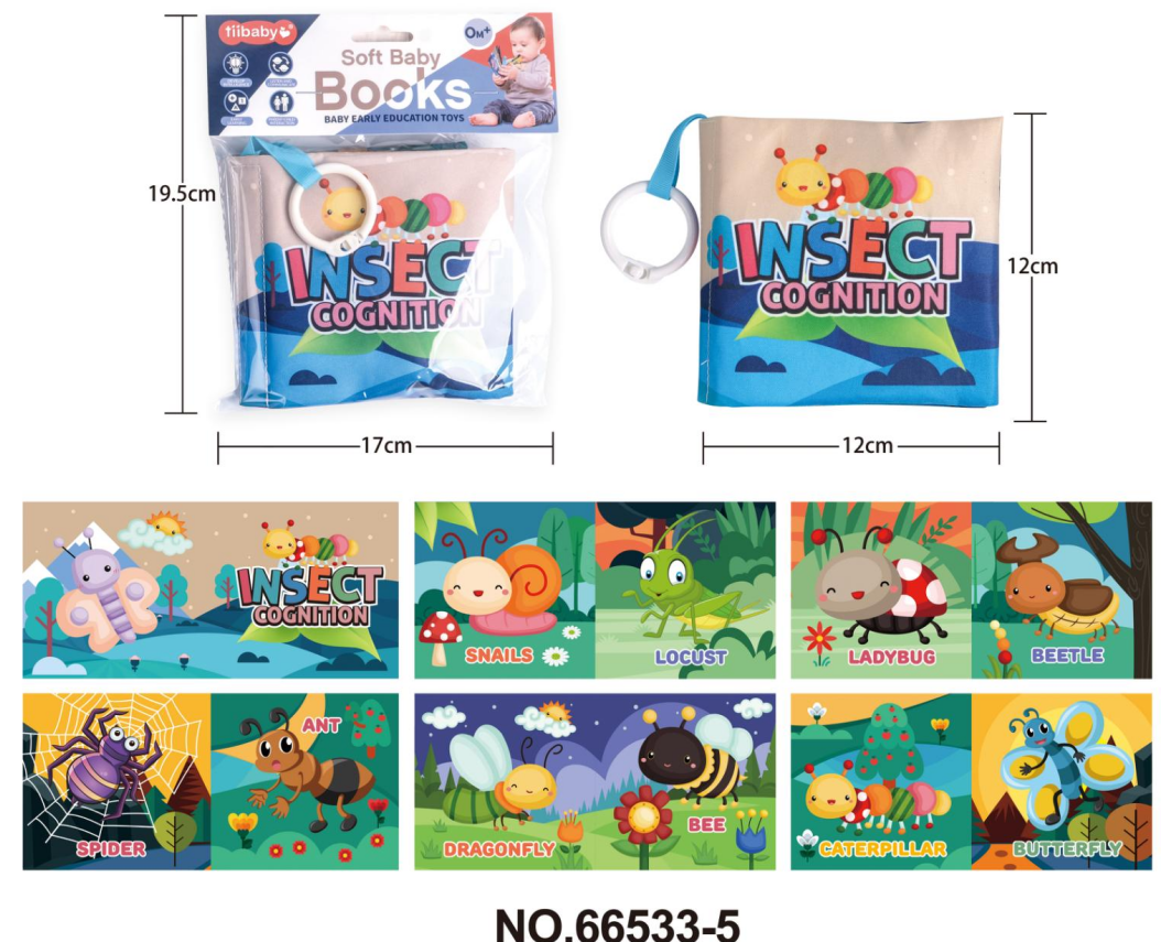 Baby cloth books are eco-friendly and tear-resistant pic 4