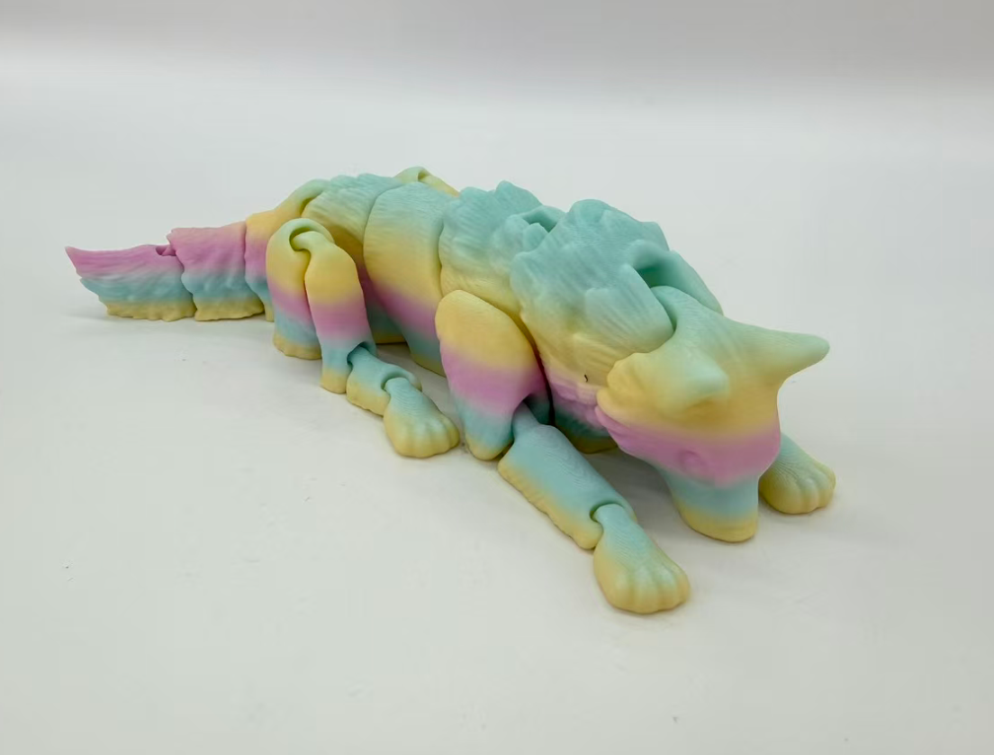 20cm3D打印狼模型摆件3D打印玩具详情2