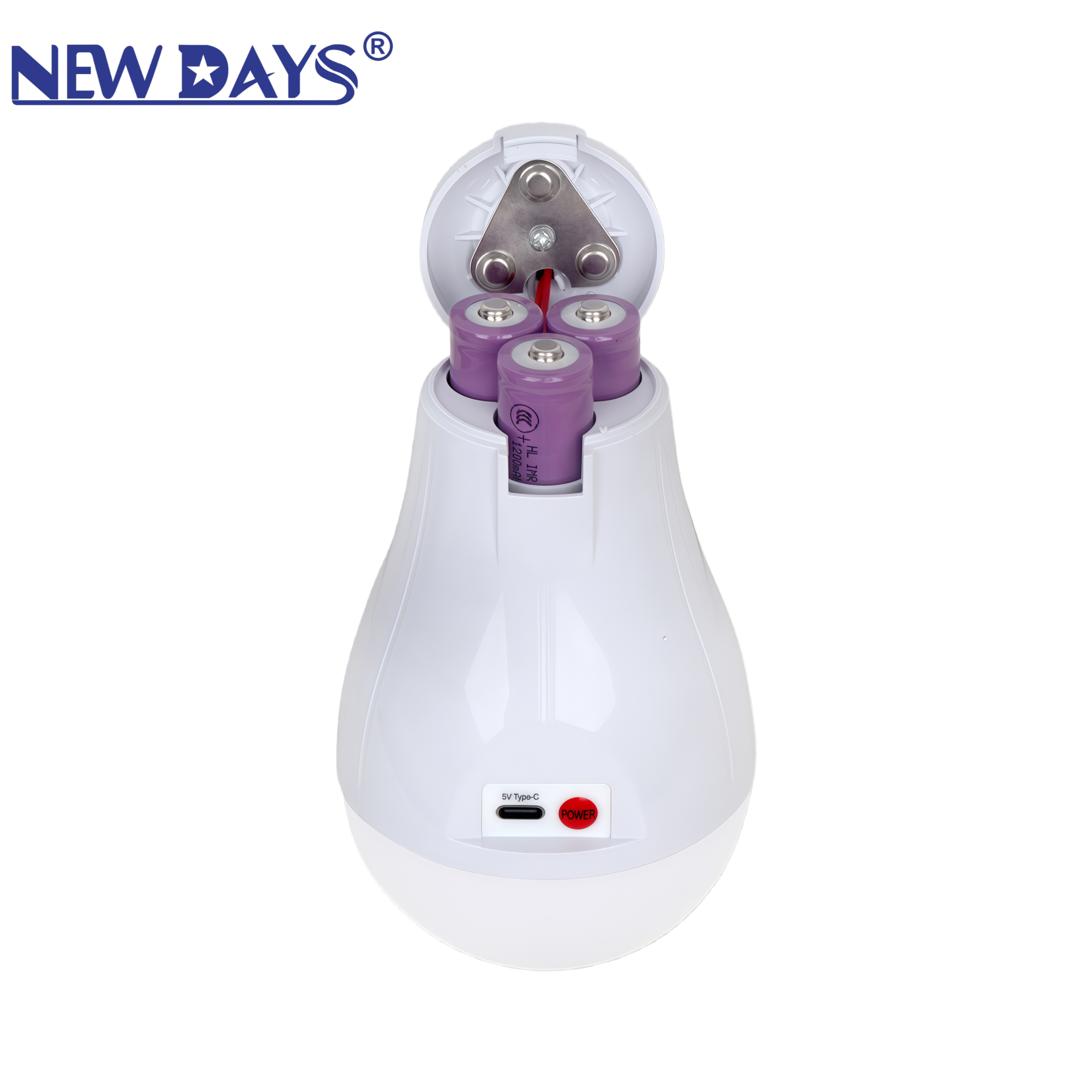 NEWDAYS brand cross-border new led bulb charging bulb emergency light, portable high-brightness lighting lamp, outdoor camping lamp with ultra-long battery life Item Picture