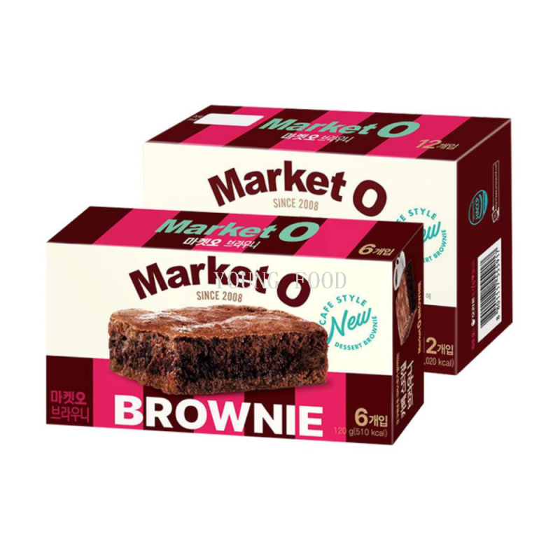 Free shipping! Korean Lotte Confectionery Brownie cake 120g Imported snack pastry figurine SPIRITOZZI Item Picture