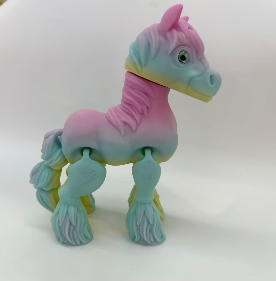 20*10cm3D打印马关节尾巴可动3D打印动物生肖详情3
