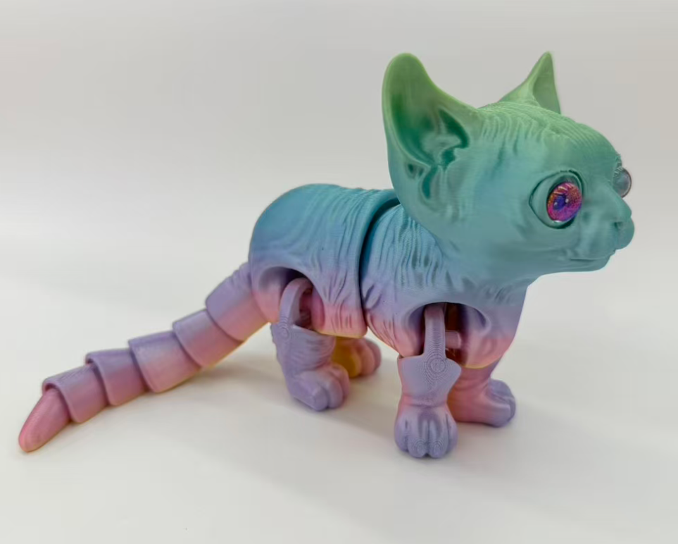仿真模型玩具3D打印猫咪公仔玩具详情3