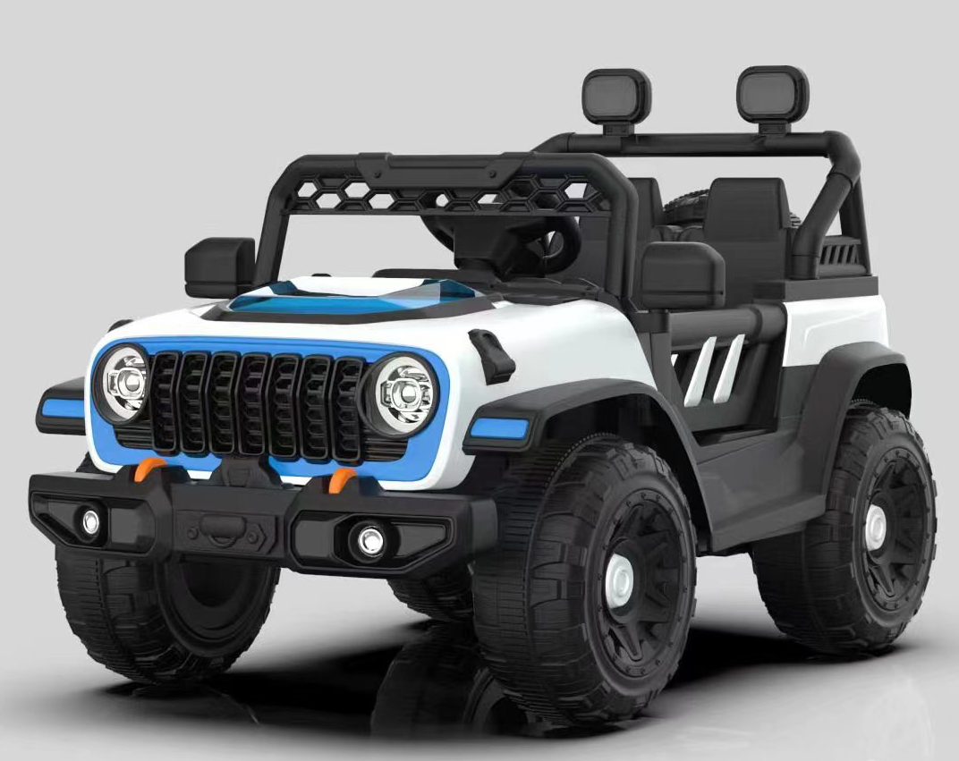 新款儿童电动牧马人大型遥控玩具车