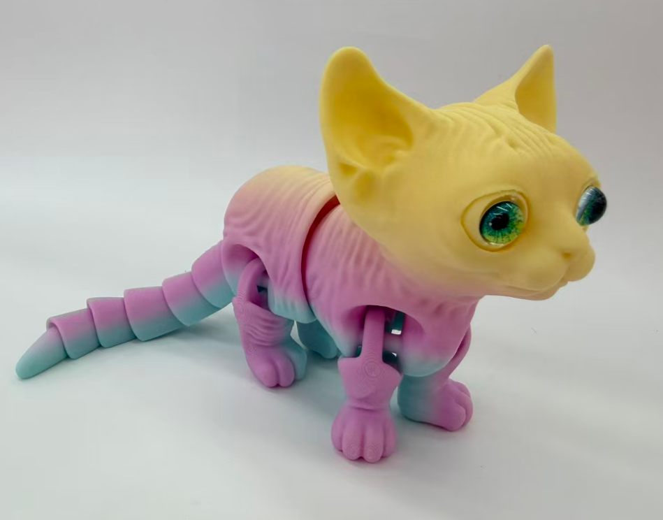 仿真模型玩具3D打印猫咪公仔玩具详情4
