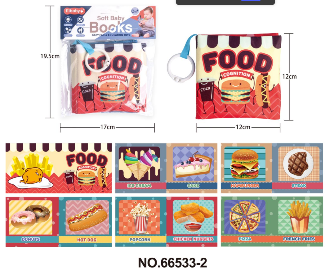 Baby cloth books are eco-friendly and tear-resistant pic 3