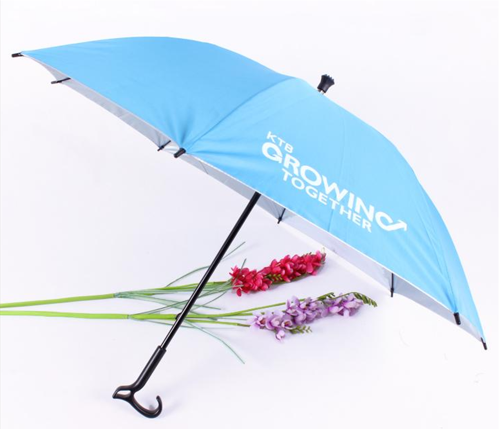 厂家直销老人老年人雨伞 可拐杖 支持定做