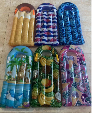 水上漂浮玩具游泳圈儿童冲浪板游乐园泳池玩水充气艇漂浮充气垫神器