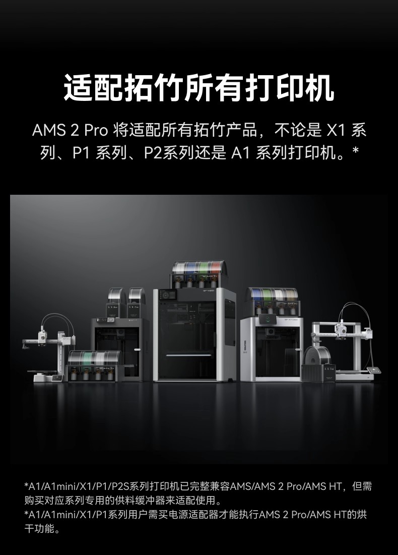 拓竹AMS 2 Pro 3D打印机自动供料系统 家用智能多色多材料 升级烘干新品 【大陆版】3D打印3D打印耗材详情17