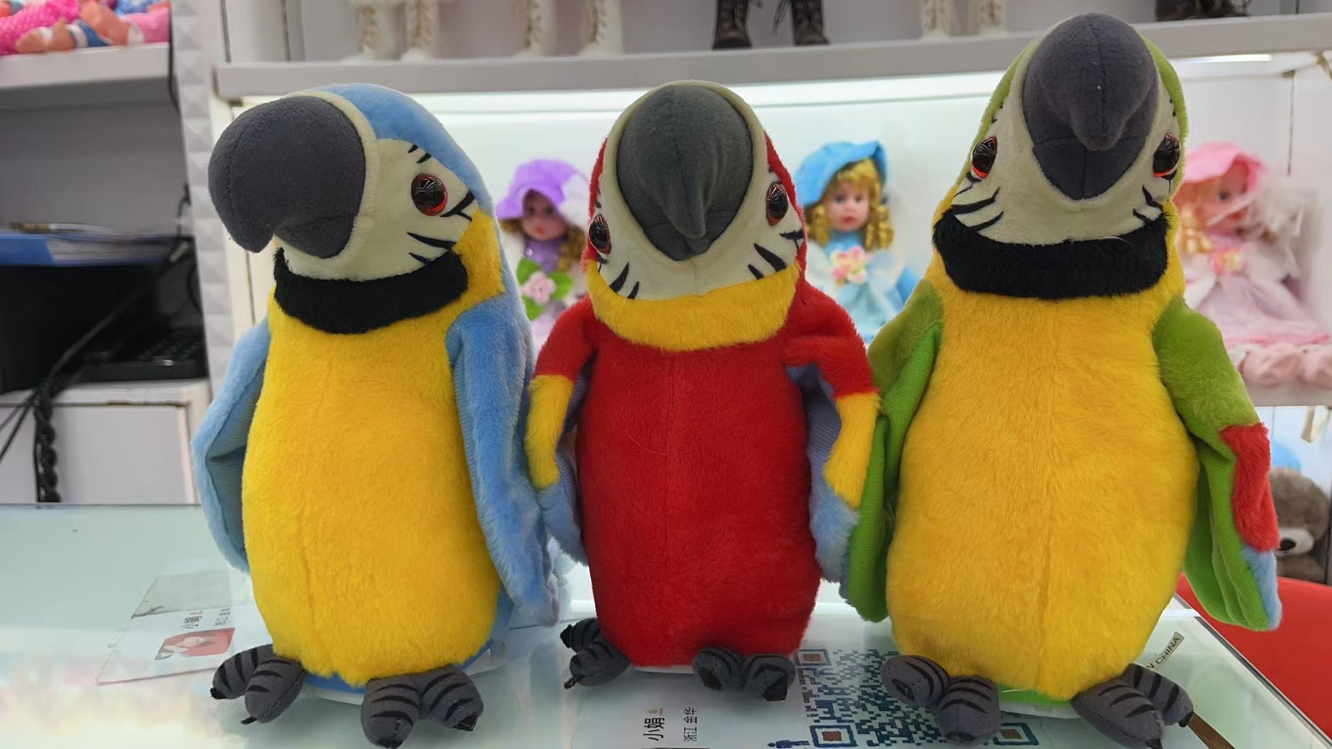 New best-selling electric plush toy parrots, festival gifts, etc
