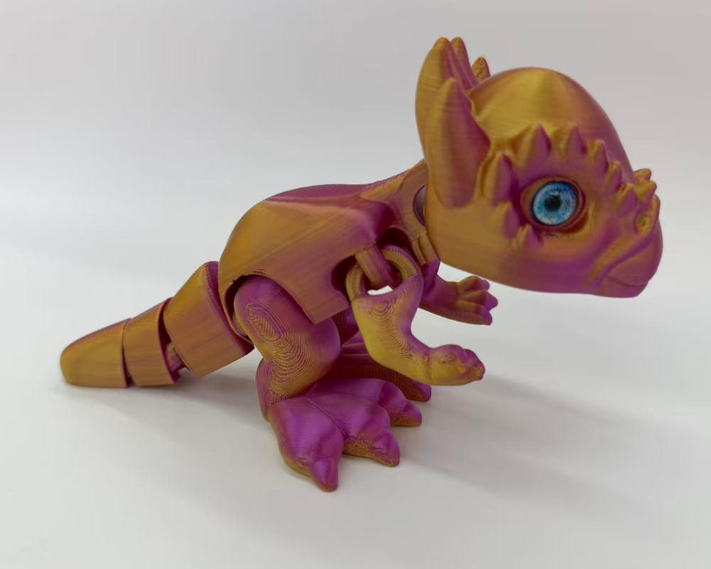 18cm3D打印玩具 龙形玩具 创意模型儿童玩具详情4