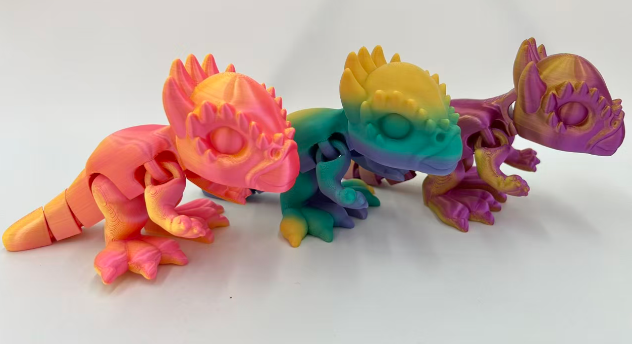 18cm3D打印玩具 龙形玩具 创意模型儿童玩具详情1
