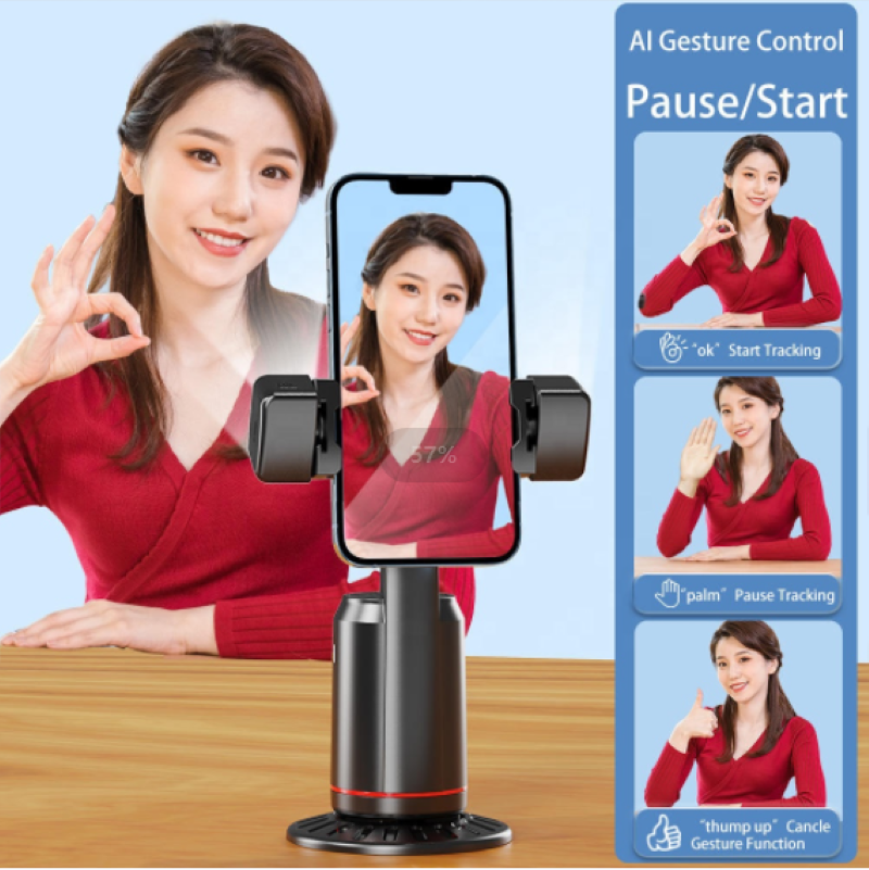 QO2 AI Tripod Selfie Stick 360 Rotation Phone Holder Auto Face Tracking Gimbal Camera Phone Shooting Face Remote Application Scenario