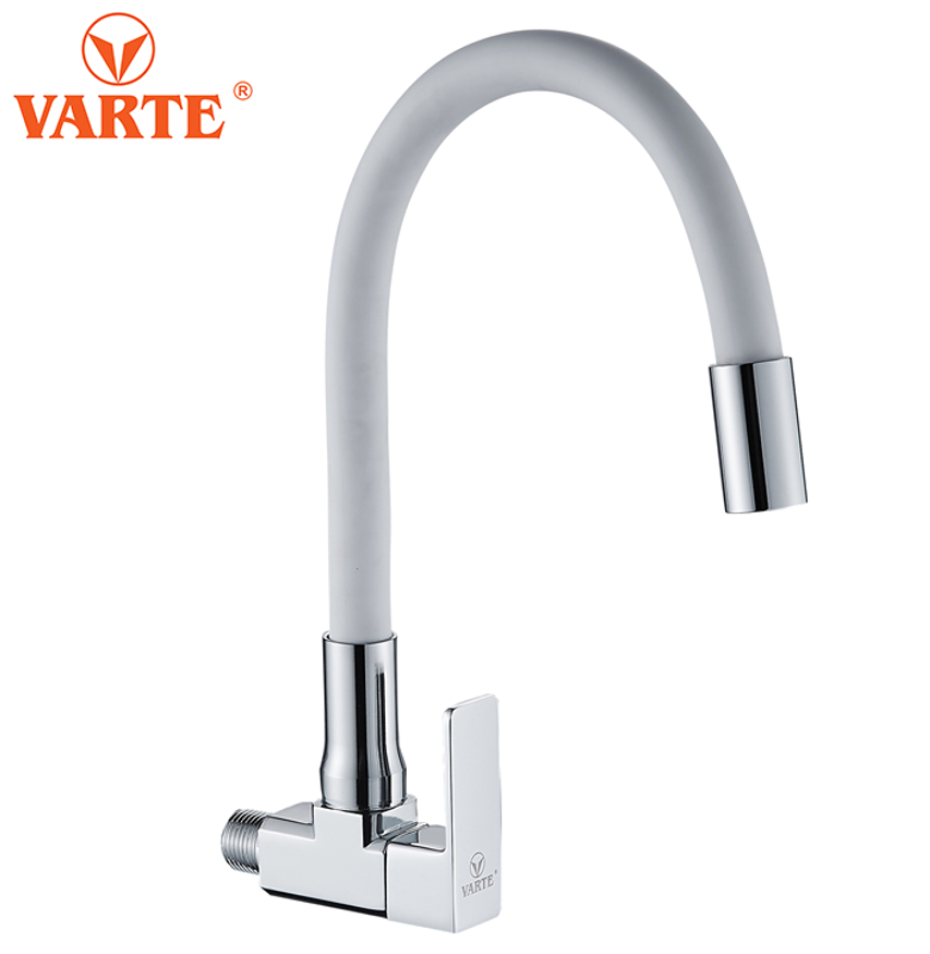 入墙式厨房水龙头横式扳手单冷龙头单冷洗菜盆洗衣池水槽龙头高质量质保3年