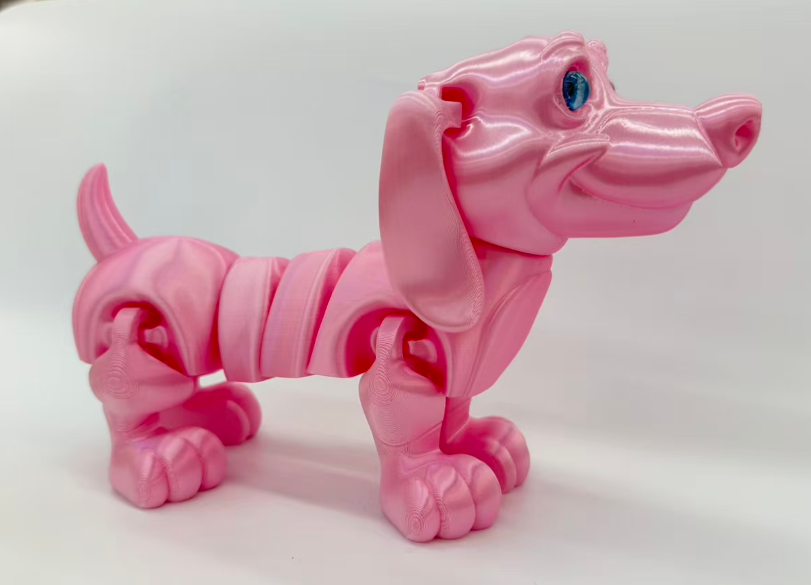 21*11cm3D打印腊肠小狗玩具模型可动创意玩具详情7