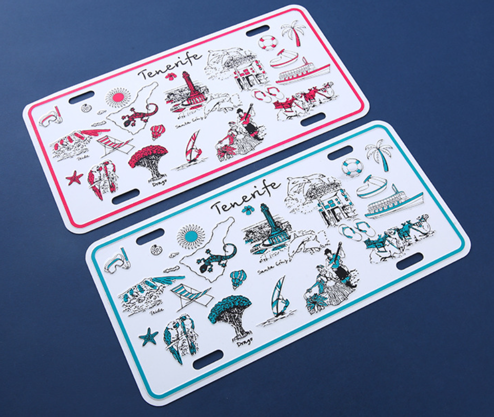Aluminum refrigerator stickers