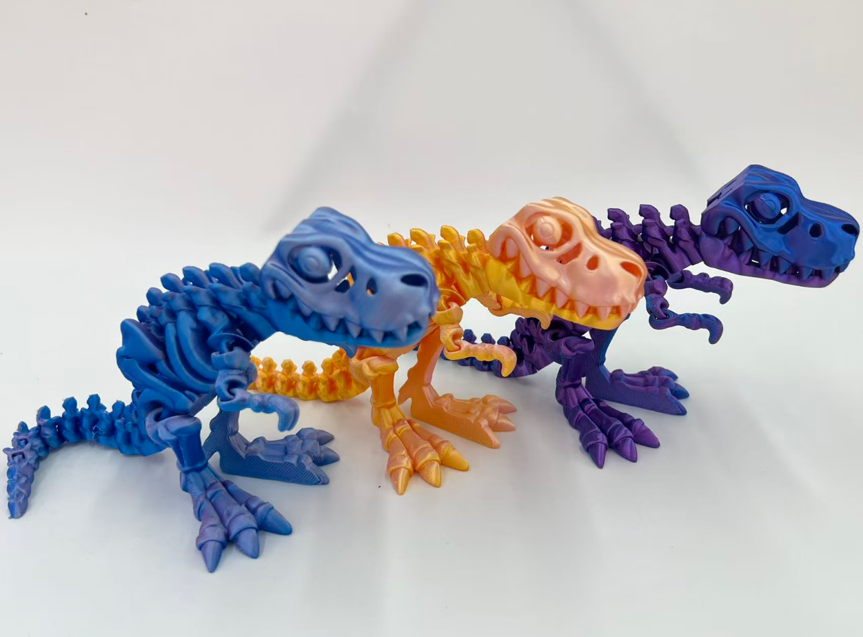 39cm3D打印恐龙骨骼克东摆件3D打印霸王龙儿童玩具详情1