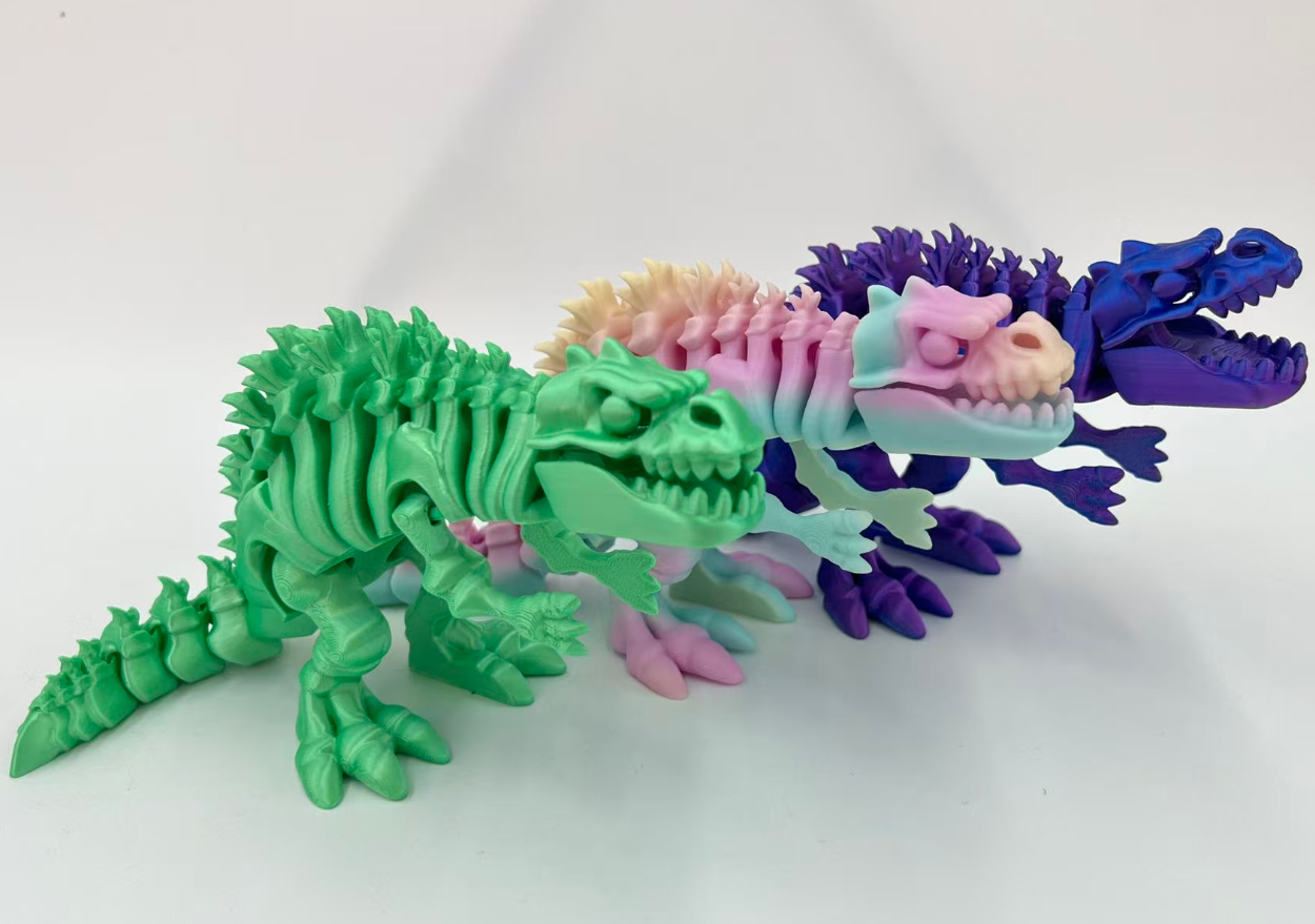 24cm3D打印恐龙仿真 小孩玩具 摆件 关节可活动