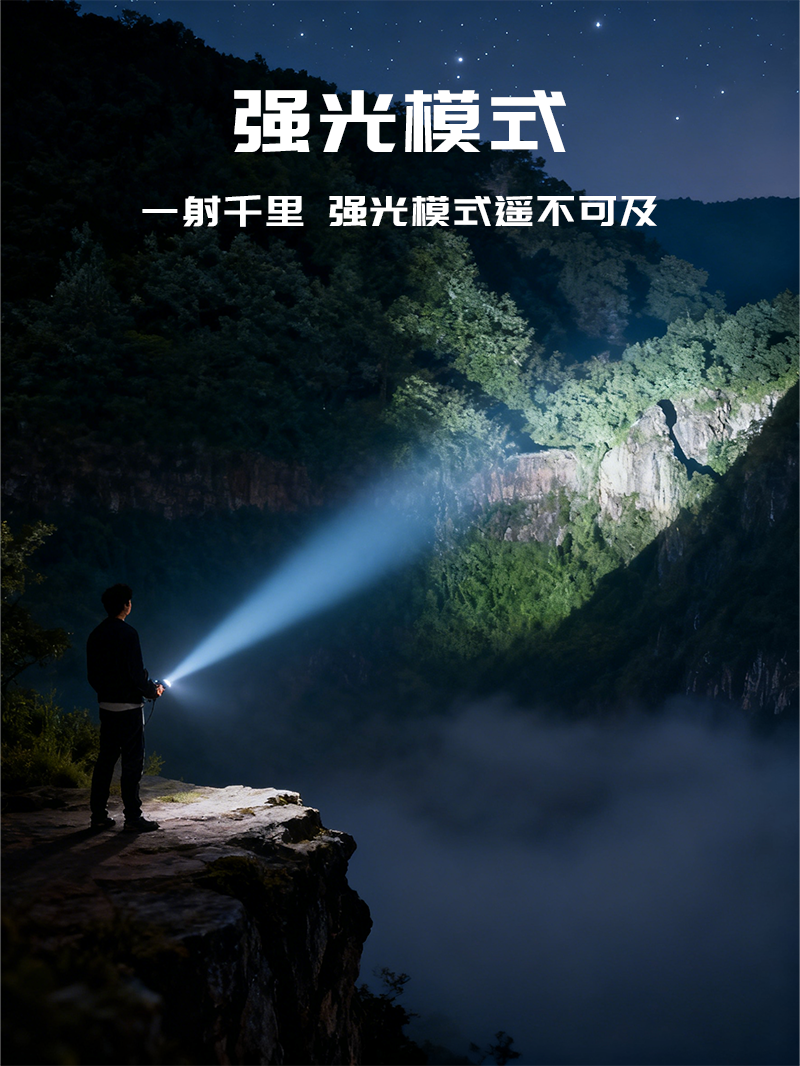 Xenon lamp flashlight LED strong light ultra-bright, high-power long-range, rechargeable mini pocket-sized portable small outdoor lamp pic 7
