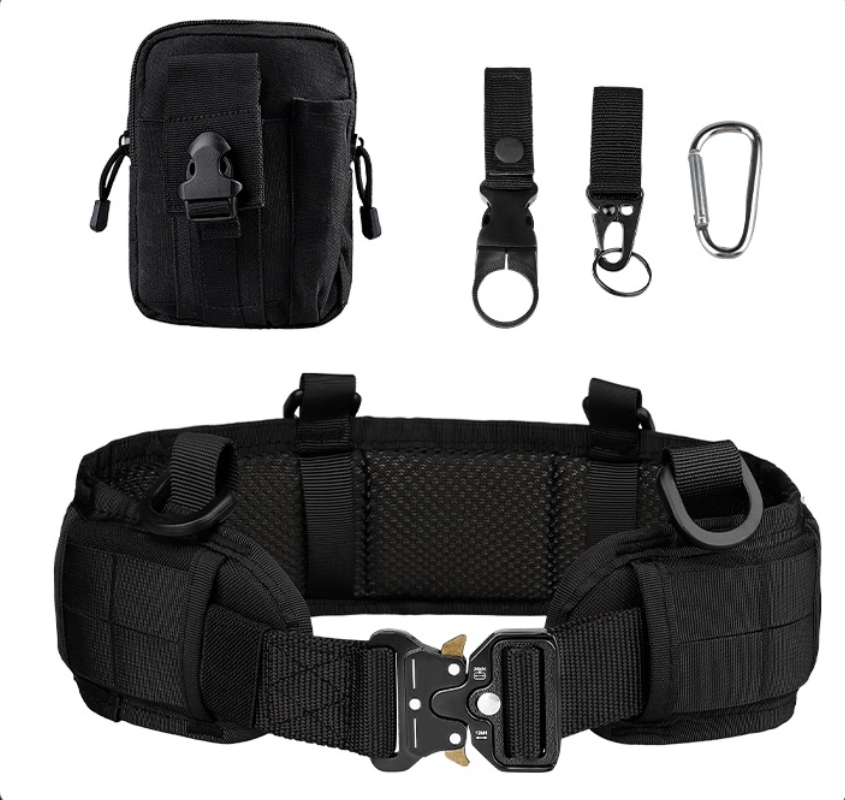 户外尼龙织带腰封molle眼镜蛇战术腰封 加厚加宽织带款腰封套装