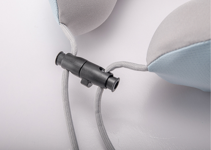 电动按摩U型枕红光加热记忆棉旅行枕详情3