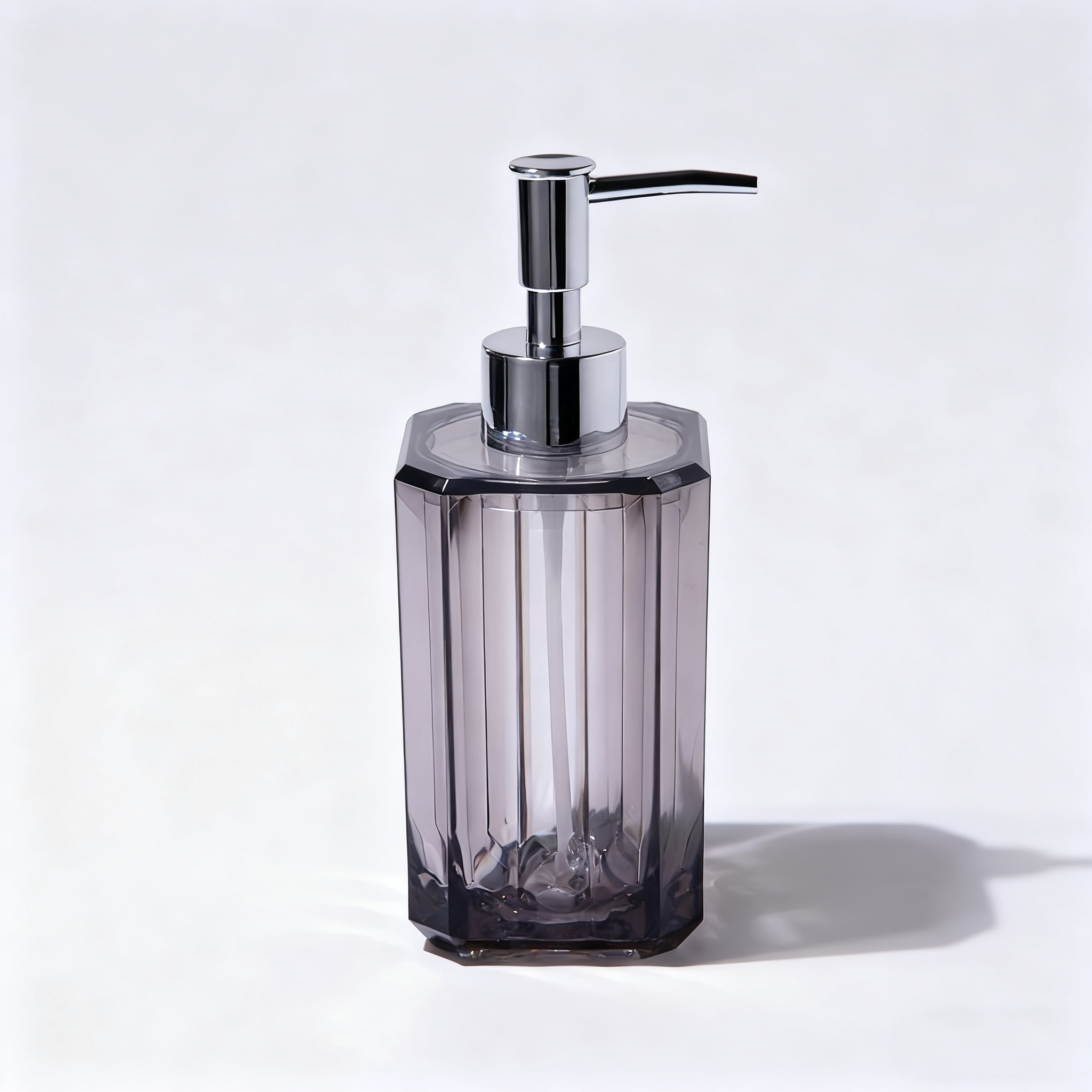 Crystal-like acrylic emulsion portioning bottles for hotels and inns, durable cosmetic emulsion press shampoo bottles Item Picture