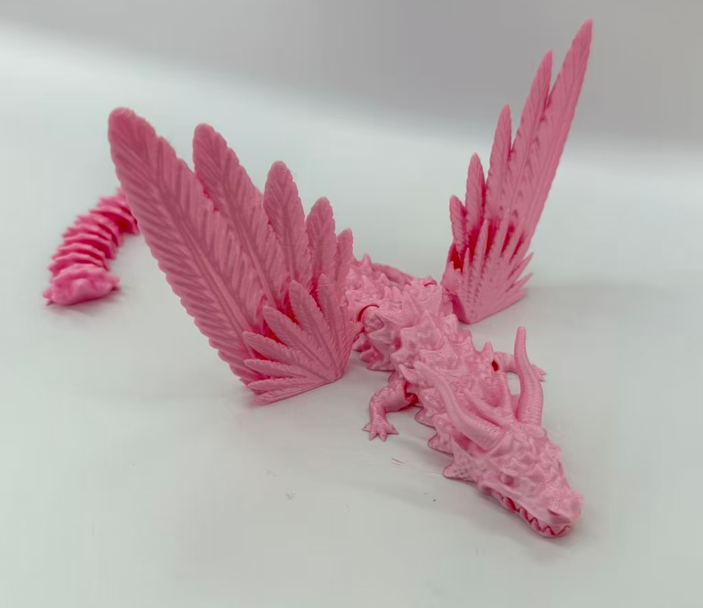 35cm飞龙摆件3D打印飞龙仿真动物关节可活动详情6