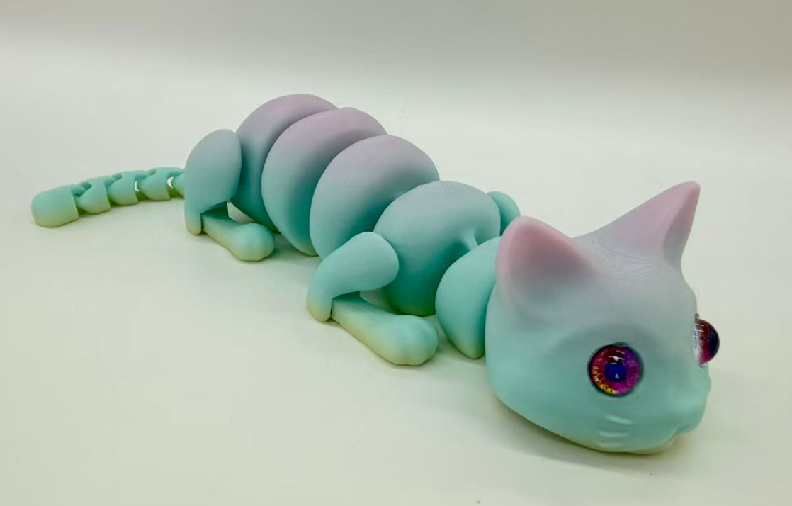 25cm3D печатает кошачьи суставы, которые могут быть активными 3D-моделируемыми игрушкой для животных pic 3
