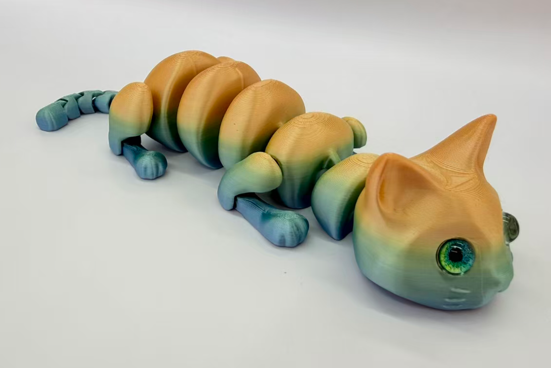 25cm3D печатает кошачьи суставы, которые могут быть активными 3D-моделируемыми игрушкой для животных pic 2