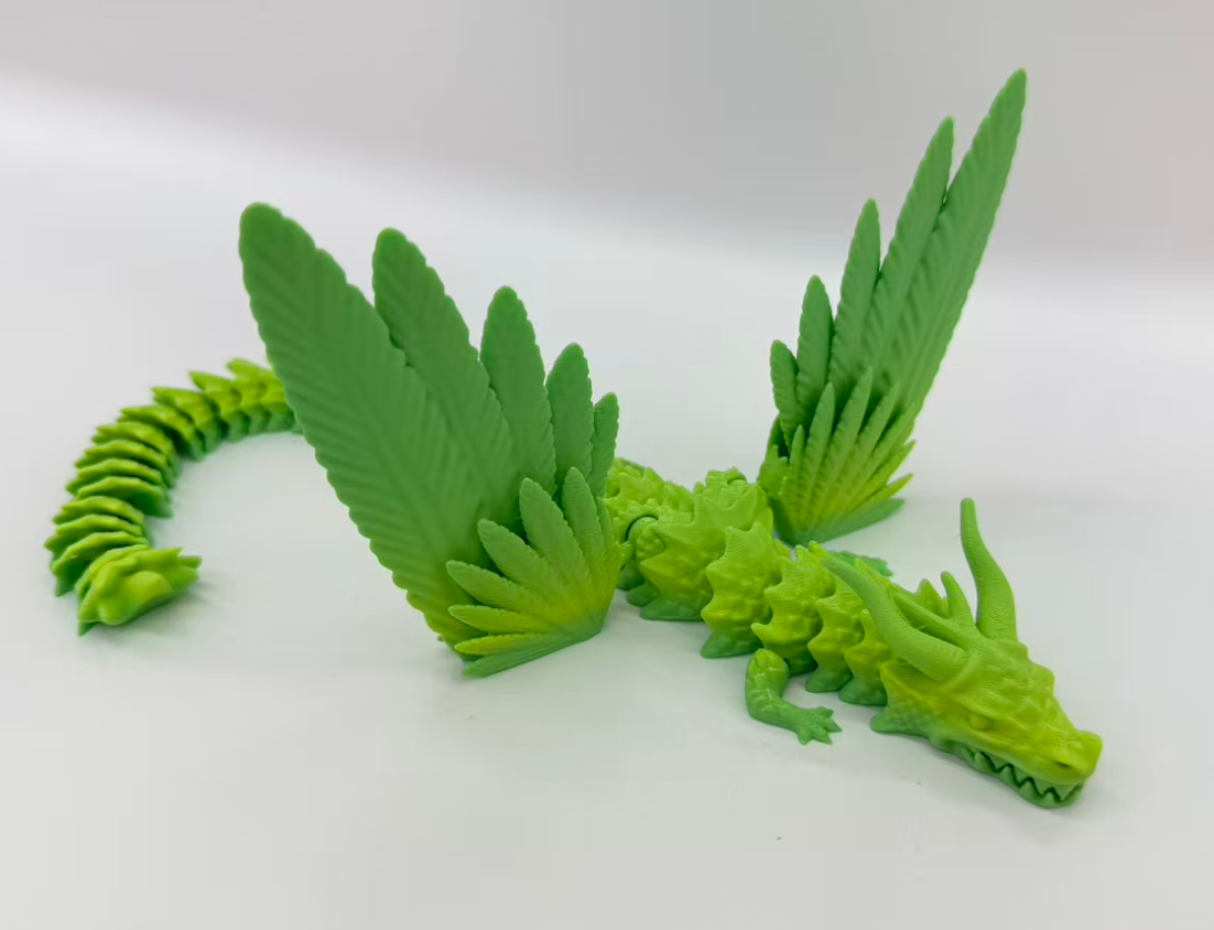 35cm飞龙摆件3D打印飞龙仿真动物关节可活动详情8