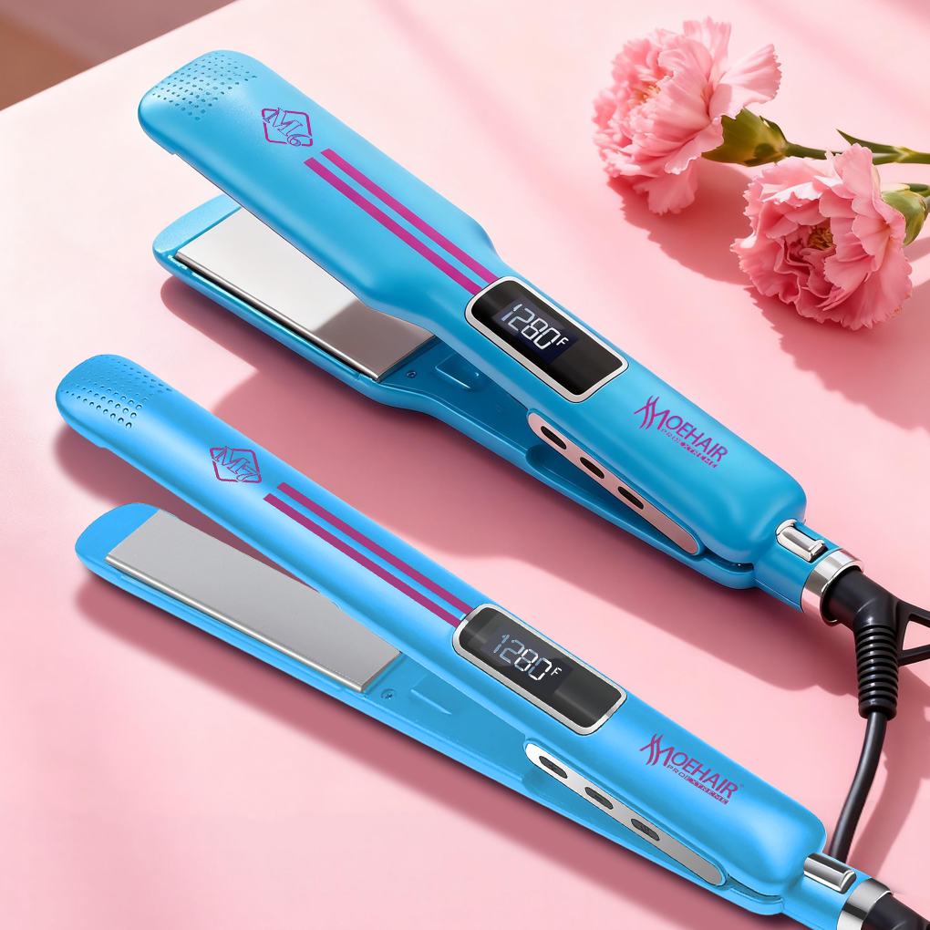 多功能USB电热梳直发器夹板女士卷发器热风梳电动造型棒适用夹板直发棒女士