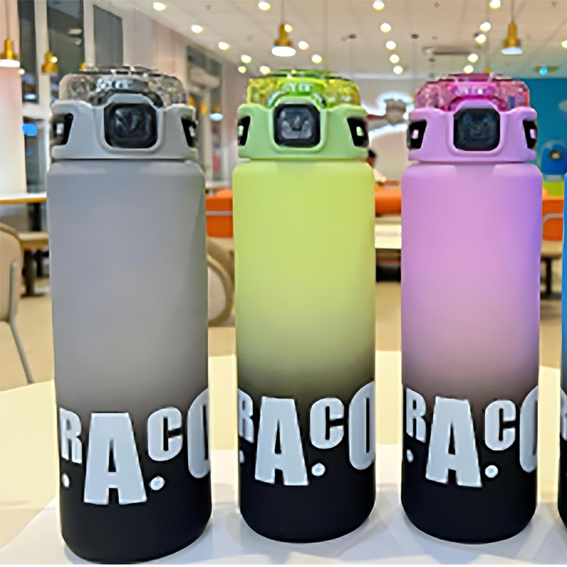 RACO磨砂渐变色弹跳盖水杯 潮流个性大容量便携运动杯 多色时尚杯子详情2