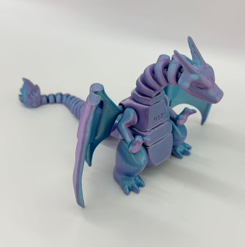 23cm3D打印喷火龙玩具3D打印创意玩具详情5