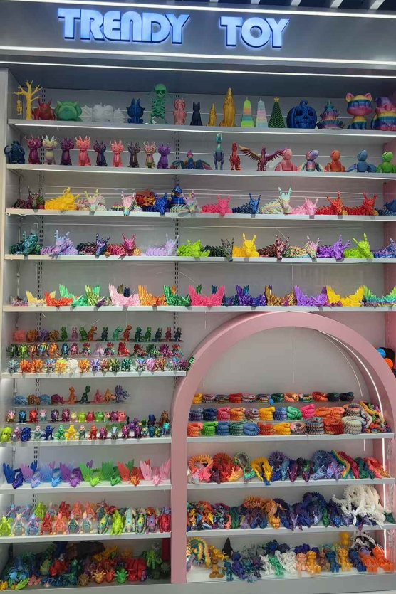 23*10cm3D打印火麒麟仿真龙创意摆件小孩玩具详情11