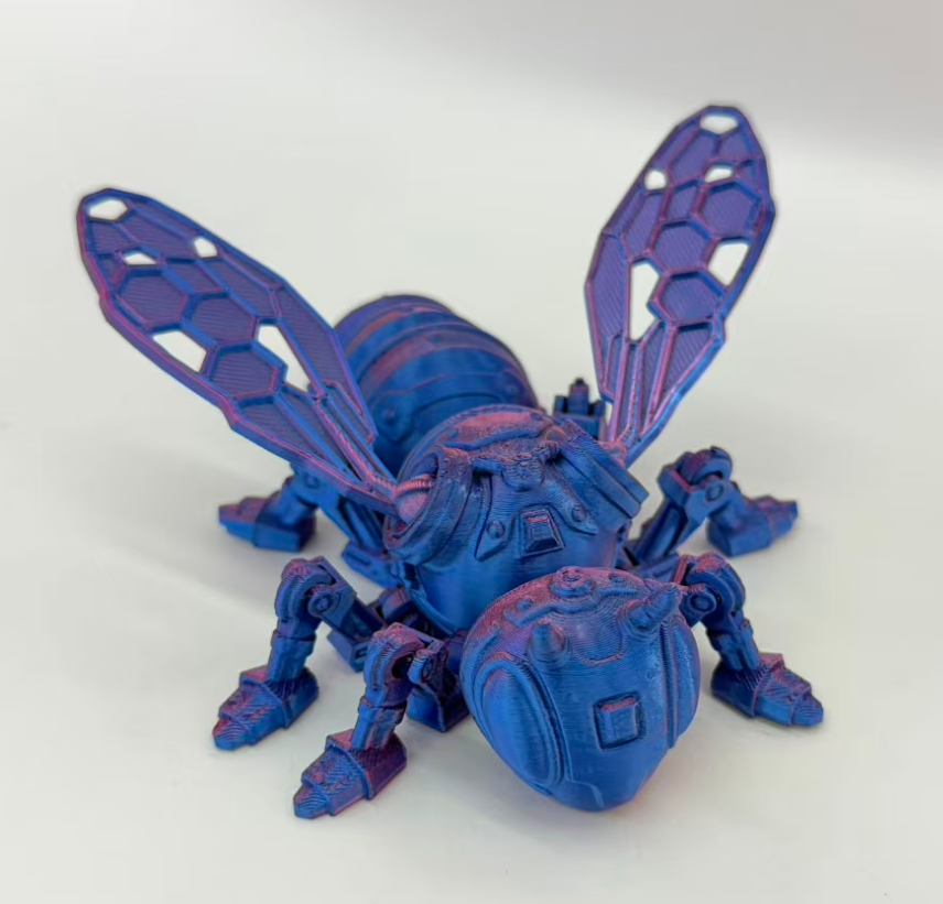 12cm3D печатные механические пчелы могут перемещать искусственные фигурки животных по всем суставам pic 7