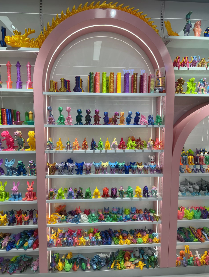 23*10cm3D打印火麒麟仿真龙创意摆件小孩玩具详情9