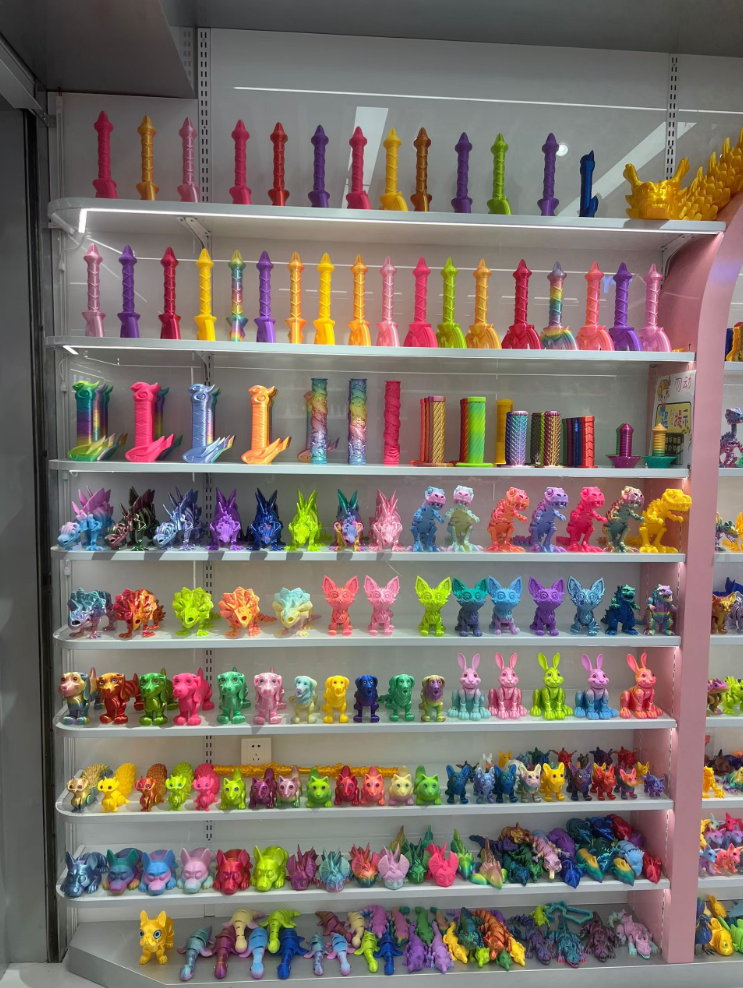 23*10cm3D打印火麒麟仿真龙创意摆件小孩玩具详情8